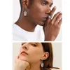 Pendentif Colliers Punk Rasoir Lame Boucles D'oreilles Et Collier Ensemble Argent 925 Plaqué Bijoux En Acier Inoxydable Gothique Boucles D'oreilles Pour Homme