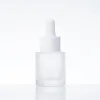 Storage Bottles 100pcs 20ml Glass Liquid Reagent Pipette Essential Oils Bottle Eye Dropper Cap Empty Containers