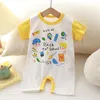 Rompers Baby Romper Summer Cotton Cute Cartoon Print Baby Girl Clothes High Quality Fabric Baby Boy Clothes born Jumpsuit 3M-24M 230608