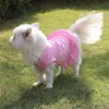 Mini vestidos cachorros camiseta de colorinha de colorido de estimação de animais de estimação Pug bichon puppy roupas de cachorro db747