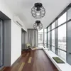 Deckenleuchten Zhaoke Vintage Eisen Schwarzlicht LED Industrie Moderne Lampe Nordic Beleuchtung Käfig Leuchte Home Wohnzimmer Dekor