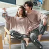 Women's Sleepwear Winter Couples Pajamas Set Cute Animal Flannel For Women Pijamas Men Plush Pyjamas Suit Home Clothing Sleep