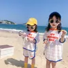 Conjuntos de ropa de verano coreano para niños, conjunto de ropa para niños, camiseta de manga corta, pantalones cortos, traje de vestir para niñas, hermano y hermana 230607