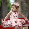 Saç Aksesuarları Sevimli İnci Çiçek Bağları Prenses Kafa Bantları Yenidoğan Bebek Saç Bandı Elastik Halat Kızlar için Çiçek Toddler R230608