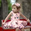 Hair Accessories Cute Pearl Floral Ties Princess Headbands Newborn Baby Hairband Elastic Rope For Girls Flower Toddler R230608