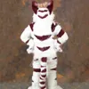 Costume de mascotte Husky à jambe droite de qualité supérieure tenues de personnage de dessin animé Costume de noël carnaval unisexe adultes carnaval robe de fête d'anniversaire