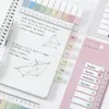 Anteckningar 200 Sheets Index Tabs Markers Kawaii Stationy Papeleria publicerade det papper Bokmärke Flags Neon Page School Office Supplies 230607