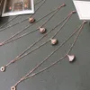 Luxe volledige diamanten waaiervormige damesarmband ontwerper creatieve dubbellaagse ketting roségouden bruiloftssieraden