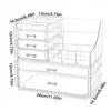 Storage Boxes Makeup Organizer For Vanity Clear Drawer Box Desktop Dresser Case Holder Girls Room