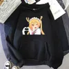 Felpa con cappuccio grafica Dragon Maid S Tooru di Miss Kobayashi Anime giapponese Manga Stampa Felpa casual Four Seasons Uomo / donna O-Collo L230520