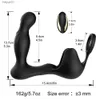 Rotatif Butt Plug Vibromasseur pour Hommes 18+ Retarder l'Éjaculation Pénis Anneau 9 Modes Massage de la Prostate Sex Toys Anal Gode Produits Pour Adultes L230518