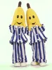 Professionell bananmaskot Anpassade anime -satser Mascotte Fancy Dress Carnival Costume