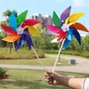 Gartendekorationen Kunststoff Windmühle Windrad Wind Spinner Kinderspielzeug Rasen Party Dekor Geschenk für Jungen Mädchen Baby 230607