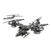 Intelligent UAV Ankomst yd711 YD718 Helikopter 4 -kanaler 2.4G RC Quadcopter Drone Avatar 711 YD 718 Fighter Model Toys 230607