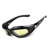 Taktyczne okulary przeciwsłoneczne pustynne 4 soczewki Armia gogle Outdoor UV Protect Sports Hunting Unisex Working Kieliszki 2453 Upuszczenie sprzętu Dhsud Dhsud