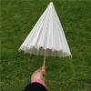 Papier Blanc Parasol Parapluie Oriental pour Mariage 20 30 40 60cm Chinois Mini Parapluie Artisanat pour Artisanat Photo Props Fête De Mariage Mariée