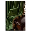 Cortinas luxuosas de veludo americano para sala de estar luz verde blackout saia quarto tule casa personalizada