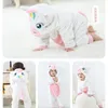 Rompers Baby Rompers Winter Kigurumi Lion Costume For Girls Boys Toddler Animal Jumpsuit Spädbarnskläder Pyjamas Kids Overalls Ropa Bebes 230608