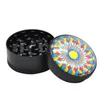 Pijpen 3D Grinder Metalen Tabak Kruid 50Mm 3 Lagen Camouflage Met Magentic Schraper Filter Accessoires 6 Stijlen Drop levering Dhmar