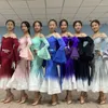 Sahne Giyim 8 Renk Kadın Latin Rekabet Elbisesi Gradient Salsa Elbiseler Dans Dans Balo Salonu Performansı Sl6772