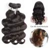 Hair Bulks MogulHair 1 Bundle Body Wave Ombre Honey Blonde Natural Color Highlight Brown 1B 613 Indian Human Hair 10-30 inc 230607