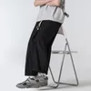 Pantalons pour hommes été surdimensionné jambe large hommes mode ample décontracté japonais Streetwear hip-hop droit hommes pantalons