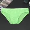 Underpants Men Briefs Sexy Ultra Soft Ice Silk G-String Thongs High Elastic Low Rise T-Back Underwear U Convex Bikini Slip Thin Breathable