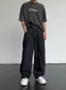 Jeans da uomo HOUZHOU Hip Hop Pantaloni strappati da uomo Pantaloni strappati in denim patchwork Uomo Oversize Allentato Casual Streetwear giapponese 5XL 230607
