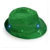 Altro Tessili per la casa Adt Paillettes Glitter Jazz Hat Stage Prop Flash Denim Trend Donna Uomo Moda Eyecatching Street Dancing Performance Dhnxr