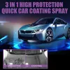 Nouveau revêtement rapide de la carrosserie de la voiture Nettoyage par pulvérisation Nano Polissage Peinture Agent de réparation des rayures Revêtement en céramique Auto Clean Agent de durcissement 30 / 100ml