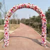 Peças centrais de decoração de casamento arco flor com armação de ferro conjuntos para festa evento cerimônia de abertura suprimentos festivos