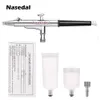 Spray Guns 20cc 40cc Airbrush spray gun Gravity Feed Double Action Air Brush Cake Tattoo pistola de pintura aerografo Nail Tool 0.3mm 230607