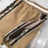 Brown Color Boys Designer Denim Shorts One-Pocan Tkaniny Szorty Summer Swim Shorts Brys Boys Beach Short Spodnie Wewnątrz dzieci spodnie Swimming Spodnie Krótkie spodnie