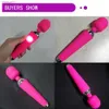 Vibrateurs de clitoris oraux puissants Charge USB Av Baguette magique Vibromasseur Masseur anal Jouets sexuels pour adultes pour femmes Produit de sexe en silicone sûr L230518