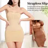 Kobiety damskie sukienki bez ramiączek dla kobiet kształtowanie korpusu body shaper shaper Control SLISK BEZPIECZNY PEŁNY CAMI TALIZA