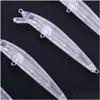 الطعوم السحر 100pcs minnow فارغ صيد الصيد غير مصبوغ الصيد crankbait wobblers 9 8cm 6g225o قطرة التوصيل الرياضة في الهواء الطلق dhvhc