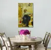 Portret Canvas Art Songs Bez słów Frederic Leighton malowanie ręcznie robione klasyczne dzieła sztuki wystrój loftu