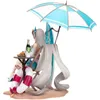 Figury zabawek Honkai Impact 3. Kiana Kaslana Ver. PVC Anime Action Figure Sand Beach Shade Kiana Kaslana Sexy Girl Model Doll Childrens Prezenty 230608