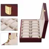 Watch Boxes Cases Luxury Wooden Watch Box 123561012 Grids Watch Organizers 6 Slots Wood Holder Boxes for Men Women Watches Jewelry Display 230607