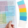 Notepads Waterproof PET Transparent Sticky Notes Memo Pad 50 Sheets Stickers Daily To Do List Note Paper for Student Office Stationery 230607