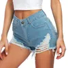 Jeans femme automne Sexy femmes Denim Shorts pantalon trou discothèque robes femme maigre taille haute