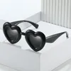 Sunglasses Fashion Y2K Women 2023 Heart Candy Inflatable Vintage Sun Glasses Quality Gafas Love Lentes De Sol Mujer