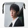 Storage Bags Custom LEE JOON GI Drawstring Dust-Proof Fashion Print Fabric Boys Girls Festive Gift 18X22cm 0414