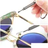 Screwdrivers 3 In 1 Eyeglass Screwdriver Keychain Repair Glasses Watch Phone Triple Versatile Small Mini Bh2365 Drop Delivery Home G Dhcun