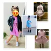 Девушки платье для девочек платье весна осенняя полоса детская одежда мода малыш детская хлопчатобумажная одежда с длинным рукавом платье обычного стиля 230607