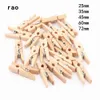 Bagklämmor gjorda i Kina 25mm 35mm 45mm 60mm 72mm LOG TRÄ PO Klädtyp Craft Decoration School Office Clips 230607