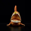 Pluszowe lalki 15 cm miękkie wędkarze wypchane zabawki prawdziwe życie morze zwierzęta Goosefish Lantern Rifish Prezenty dla dzieci 230608