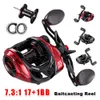 Bębnki Baitcasting Bękli rybackie Bęknięcia 171BB Ultralight Rishint Reel 10kg Max Drag 7.3 1 Ratio Metal Spol Słona Woda Water Fishing Narzędzie 230607