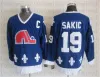 Quebec''northerners'Vintage Hockey tröjor 21 Peter Forsberg 19 Joe Sakic 13 Mats Sundin 26 Peter Stastny 10 Lafleur 22 Marois Retro Jersey