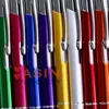 Bollpoint pennor 20pcslot Anpassa Promotion Ballpoint Pen Metal Ball Support Print Advertising Wholesale Personaliserad 230608